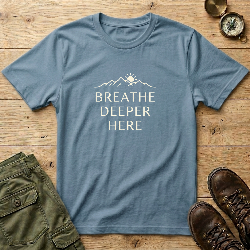 Breathe Deeper Here T-Shirt