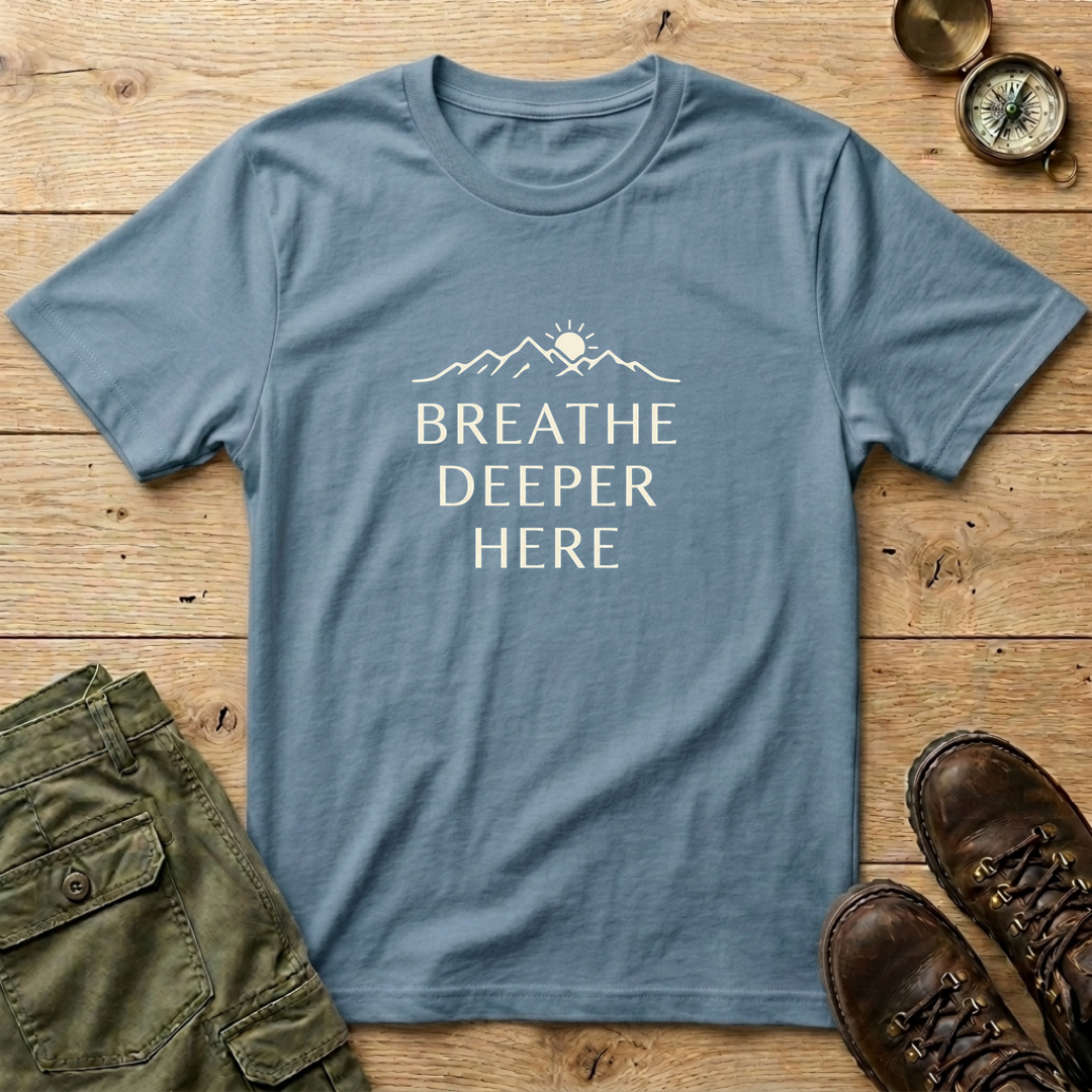 Breathe Deeper Here T-Shirt