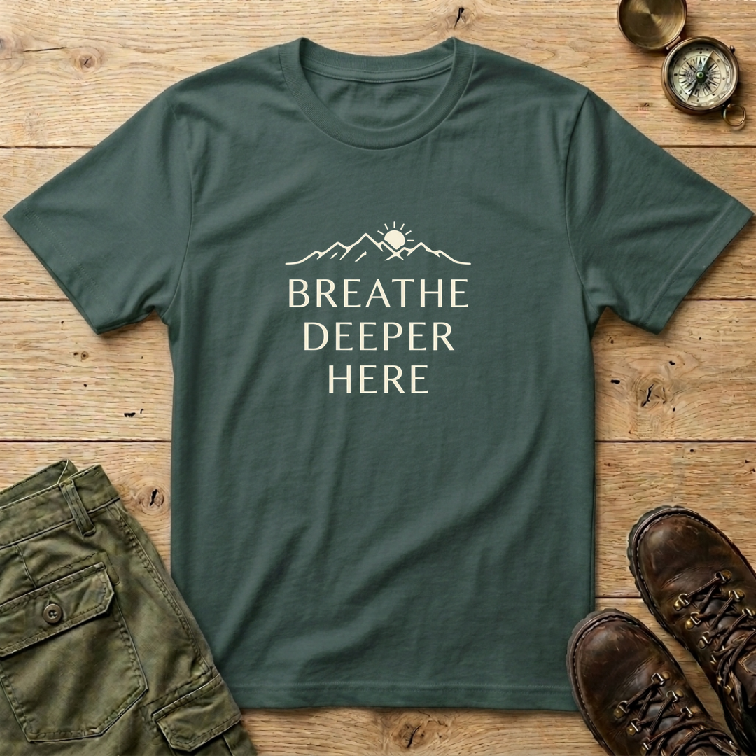 Breathe Deeper Here T-Shirt