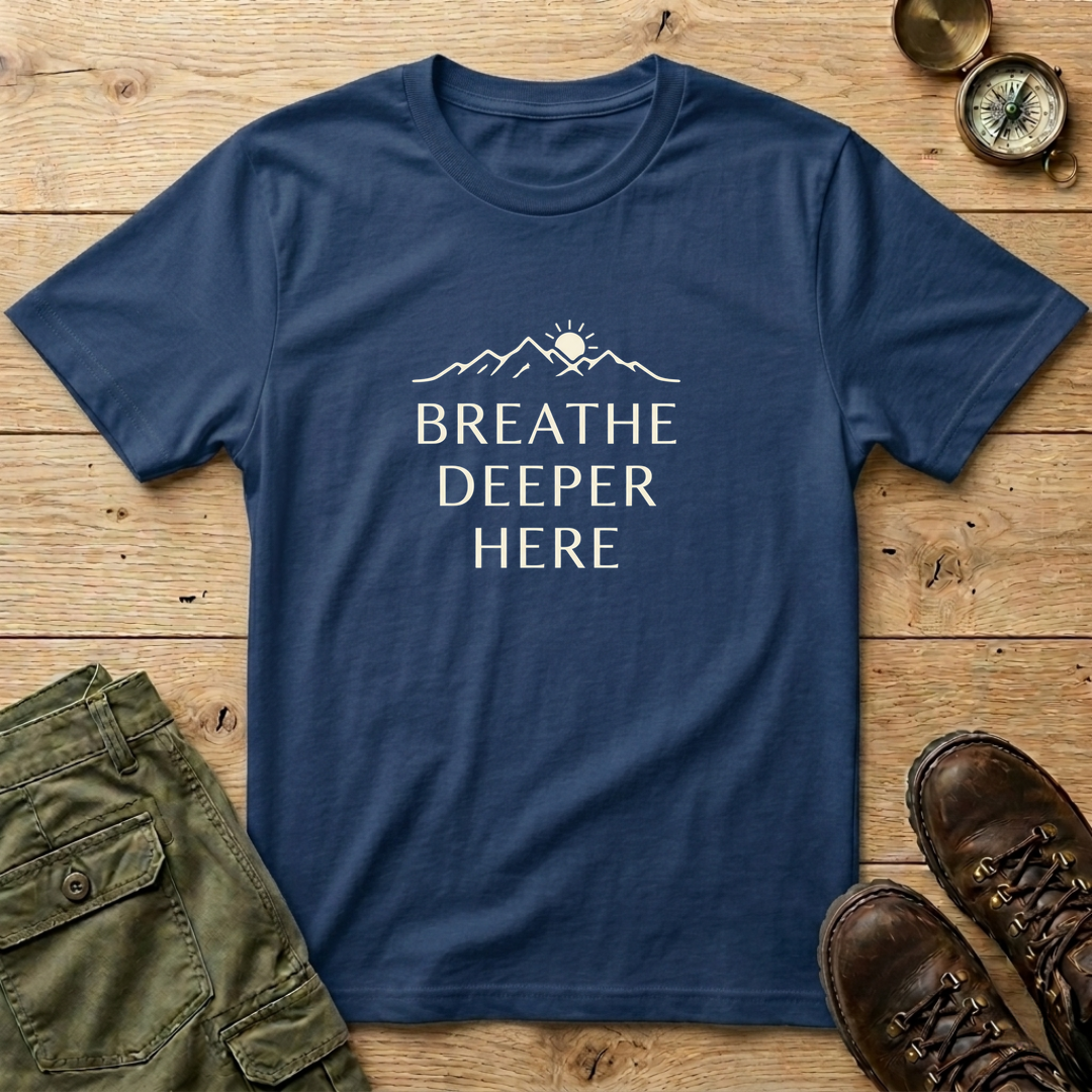 Breathe Deeper Here T-Shirt