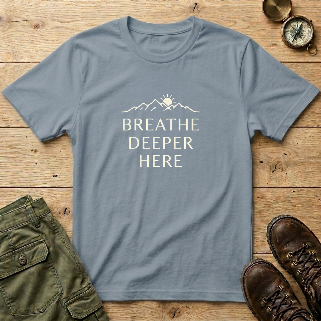 Breathe Deeper Here T-Shirt