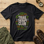 Trail Therapy Club Word Cloud T-Shirt