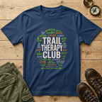 Trail Therapy Club Word Cloud T-Shirt