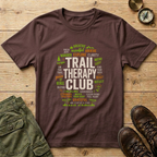 Trail Therapy Club Word Cloud T-Shirt