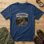 Cardio Suffering Emotional Healing Mountain Biking T-Shirt