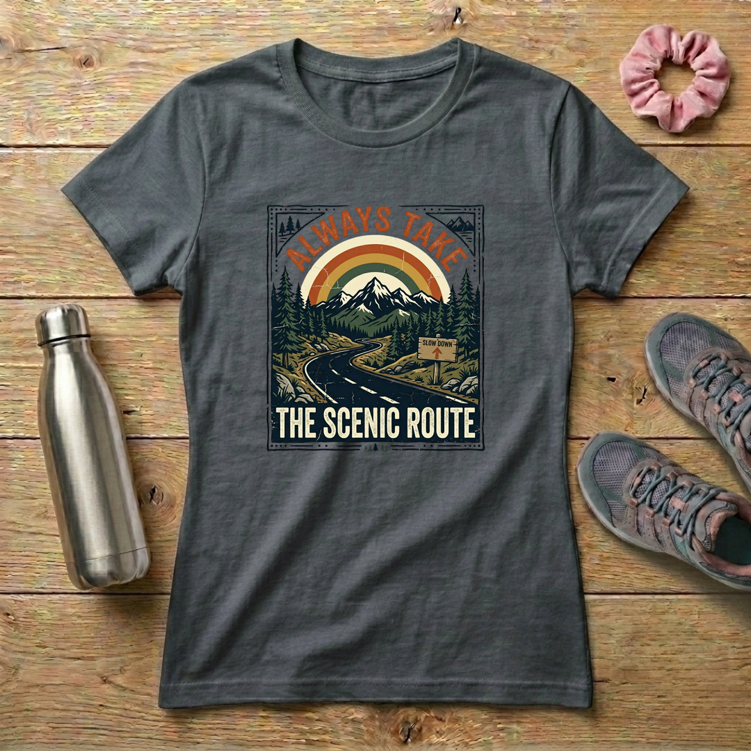Always Take The Scenic Route Women's T-shirt