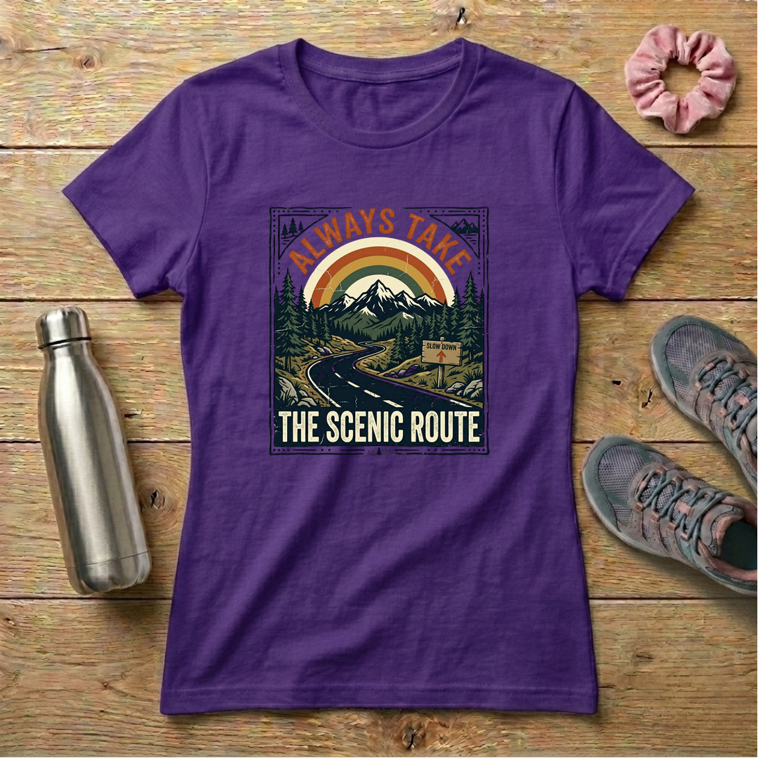 Always Take The Scenic Route Women's T-shirt