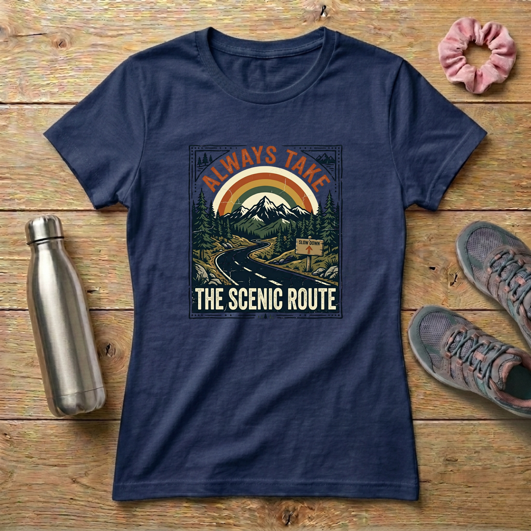 Always Take The Scenic Route Women's T-shirt