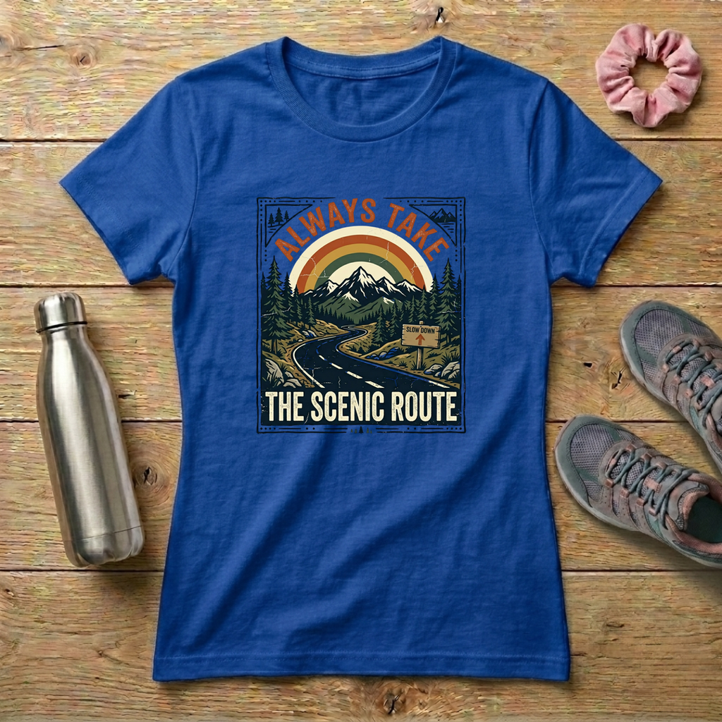 Always Take The Scenic Route Women's T-shirt