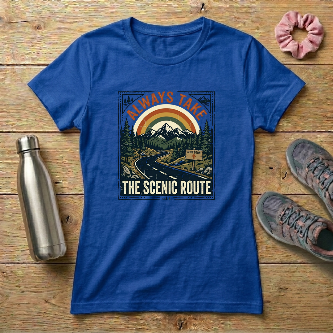Always Take The Scenic Route Women's T-shirt