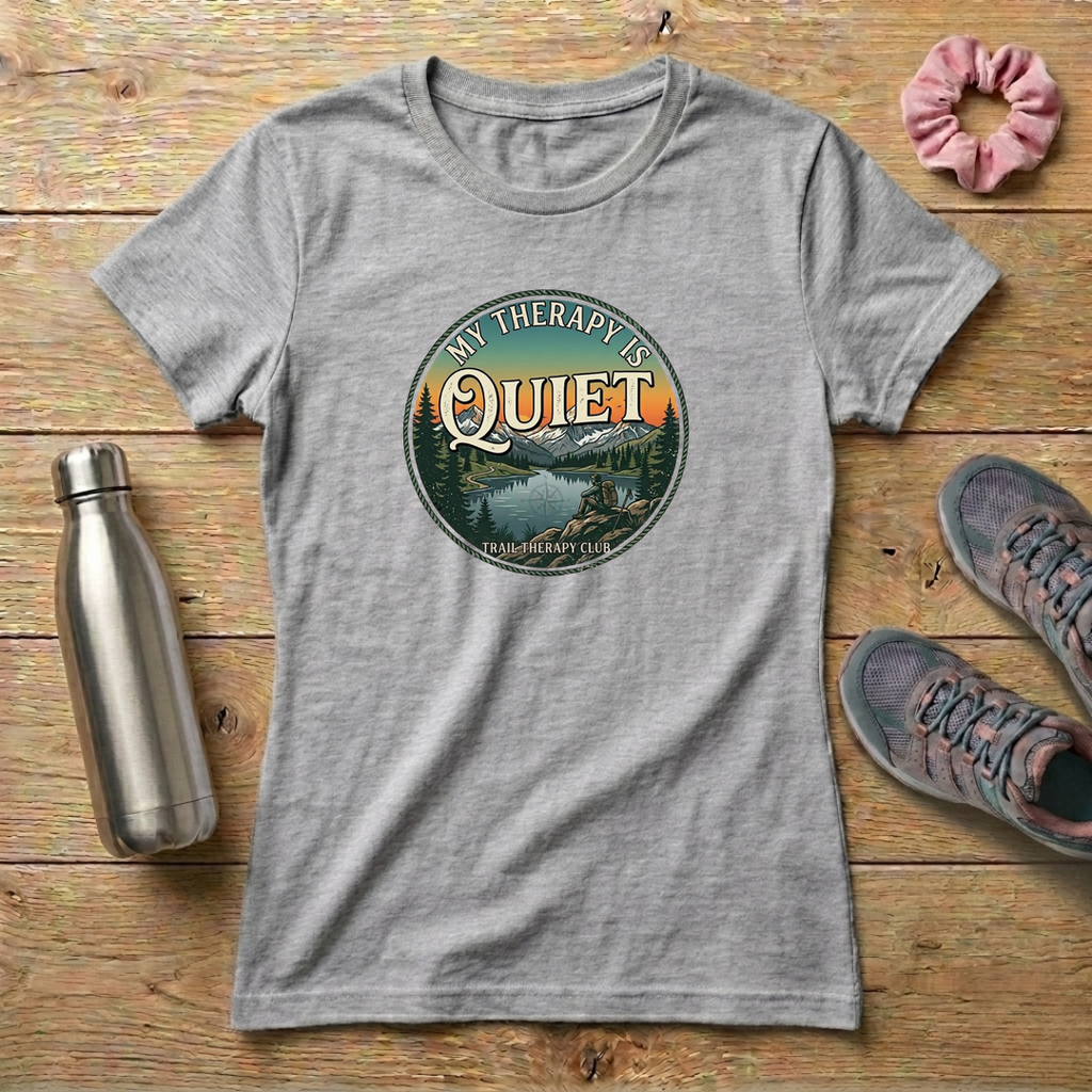 My Therapy Is Quiet Women's T-shirt