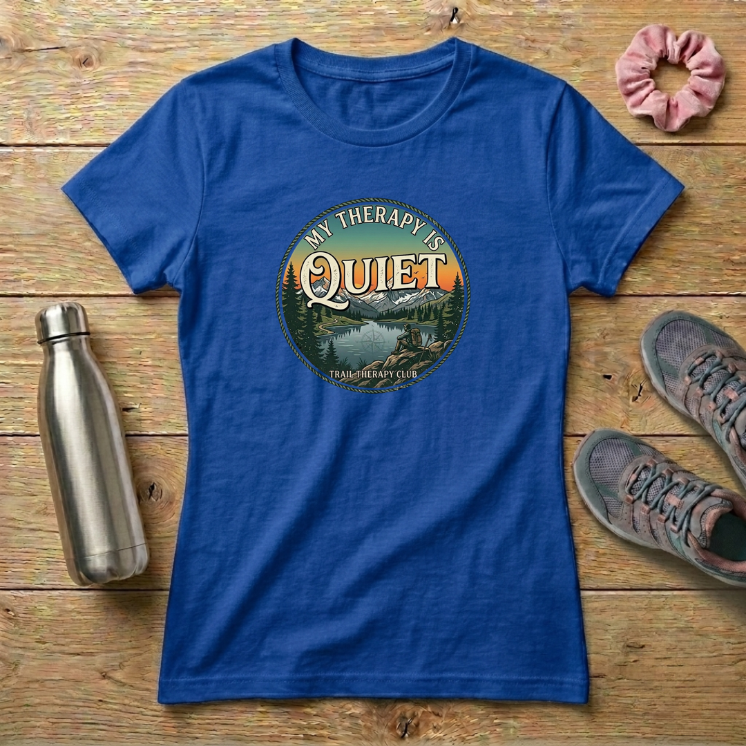 My Therapy Is Quiet Women's T-shirt
