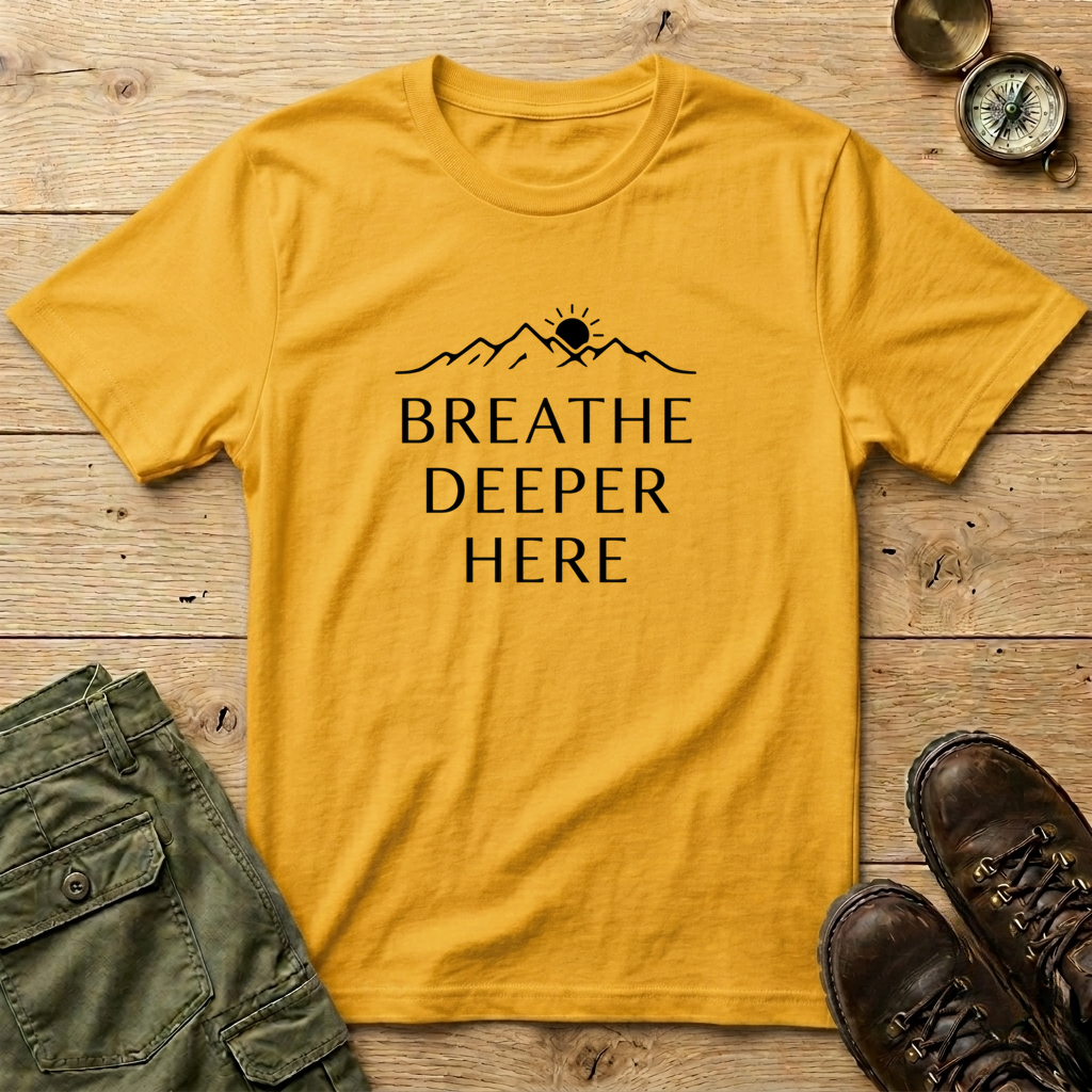 Breathe Deeper Here T-Shirt