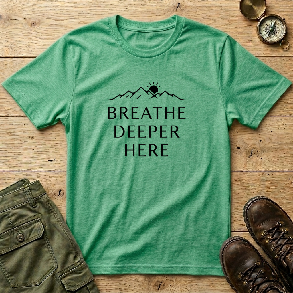 Breathe Deeper Here T-Shirt