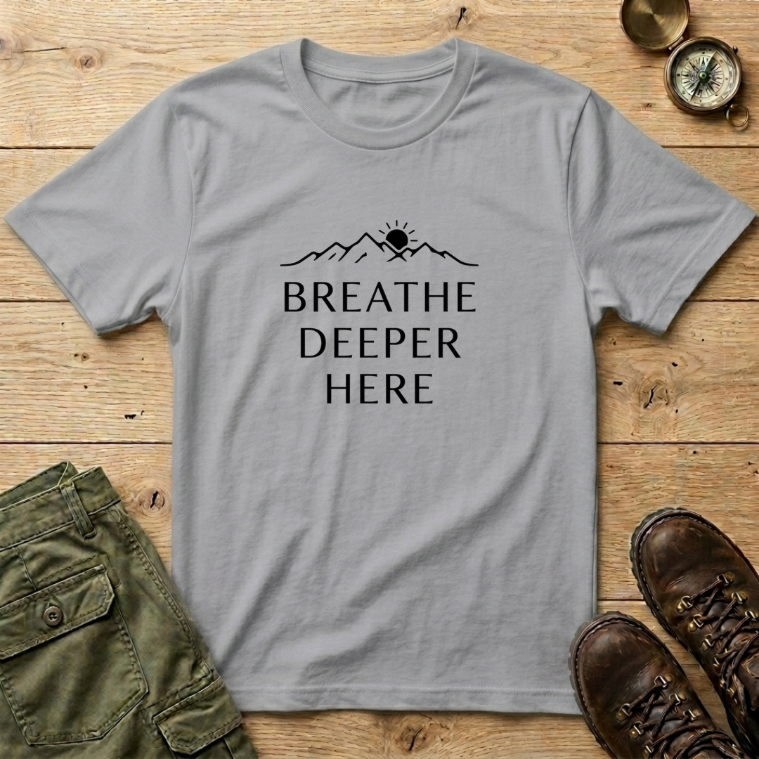 Breathe Deeper Here T-Shirt