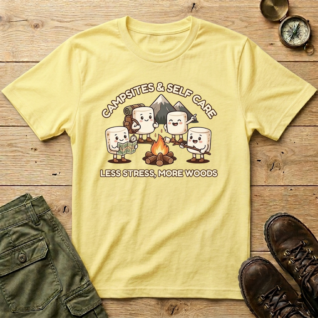 Campsites and Self Care T-Shirt
