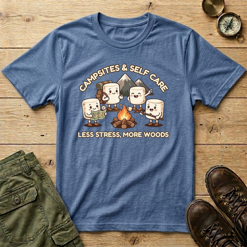 Campsites and Self Care T-Shirt