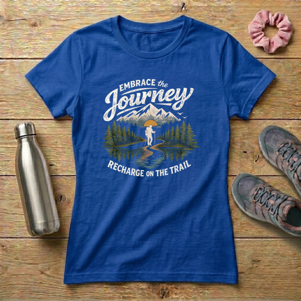 Embrace The Journey Recharge On The Trail Women's T-shirt