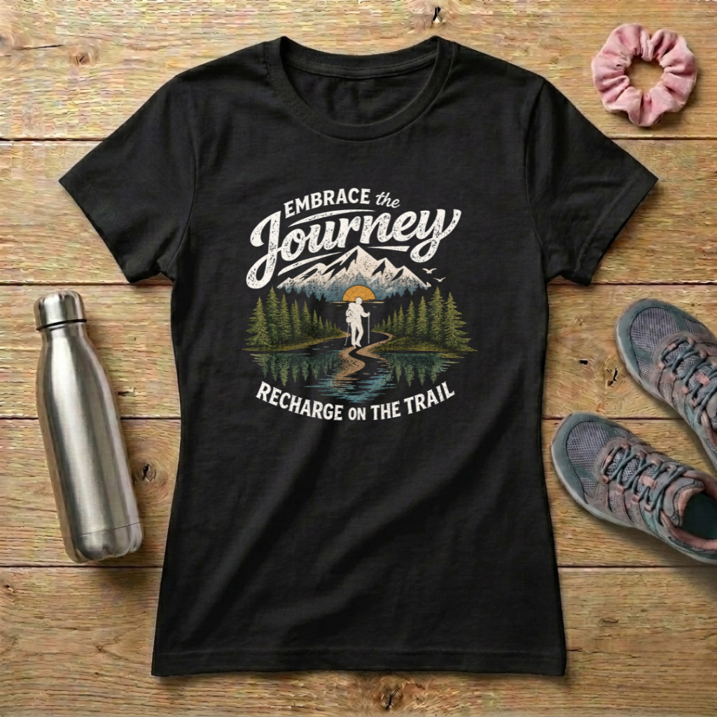 Embrace The Journey Recharge On The Trail Women's T-shirt