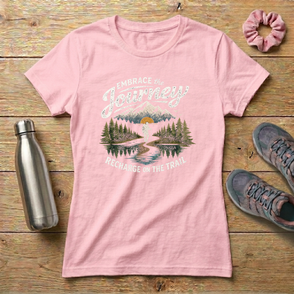 Embrace The Journey Recharge On The Trail Women's T-shirt