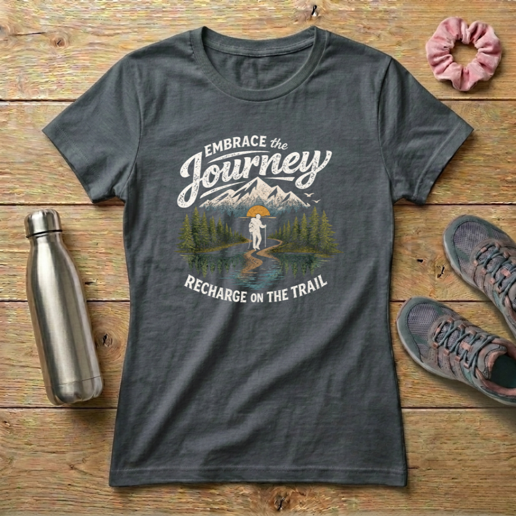 Embrace The Journey Recharge On The Trail Women's T-shirt