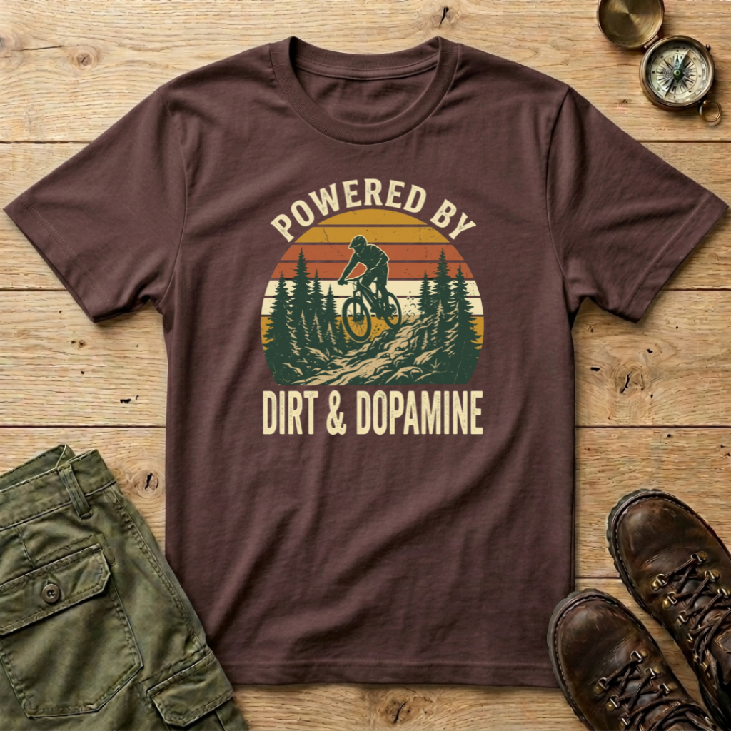 Powered By Dirt & Dopamine T-Shirt