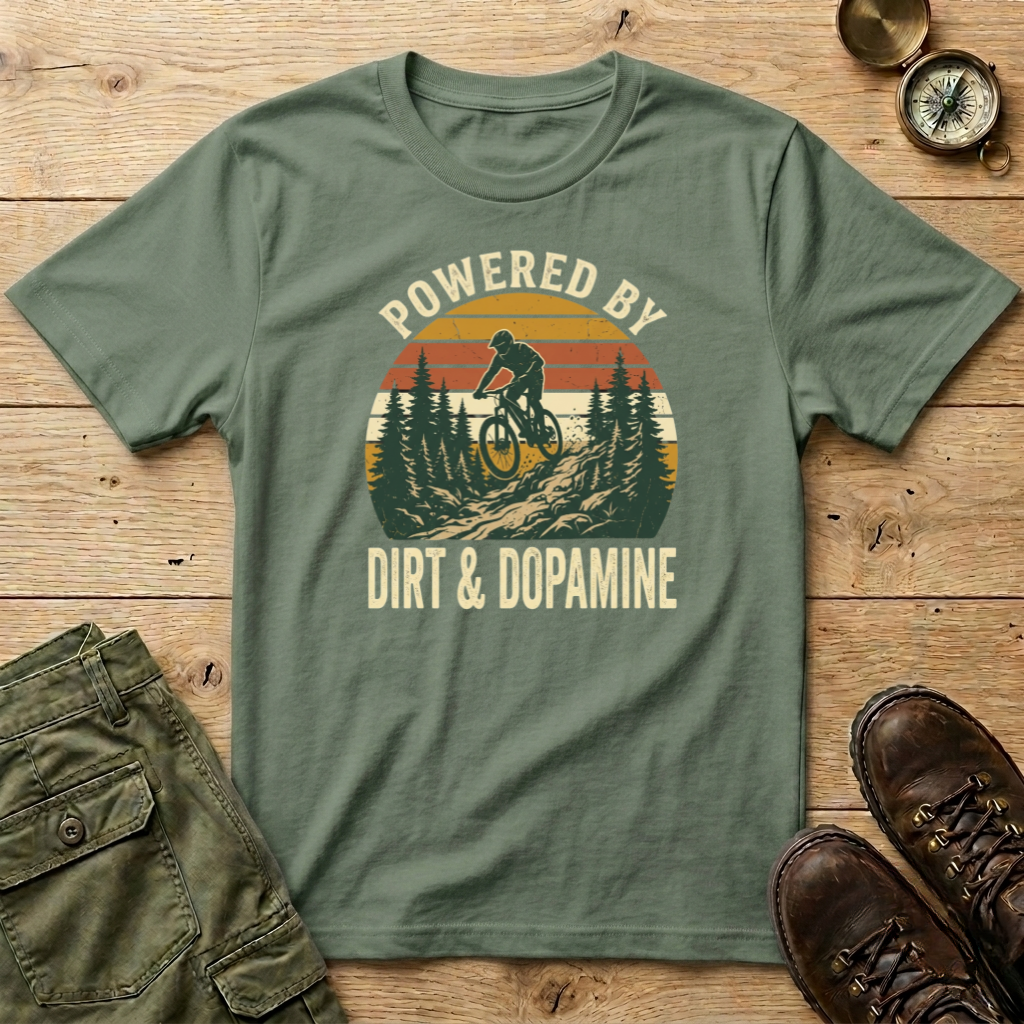 Powered By Dirt & Dopamine T-Shirt