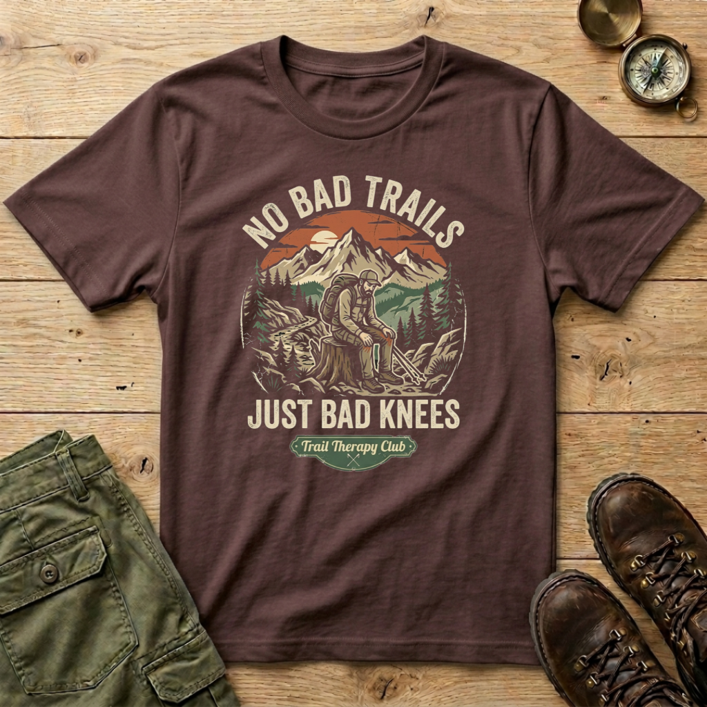 No Bad Trails Just Bad Knees T-Shirt