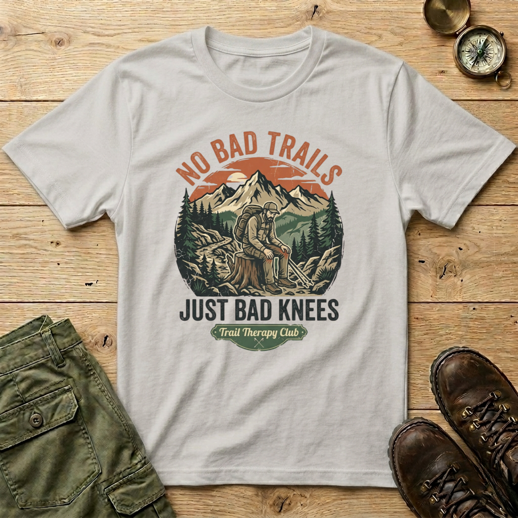 No Bad Trails Just Bad Knees T-Shirt