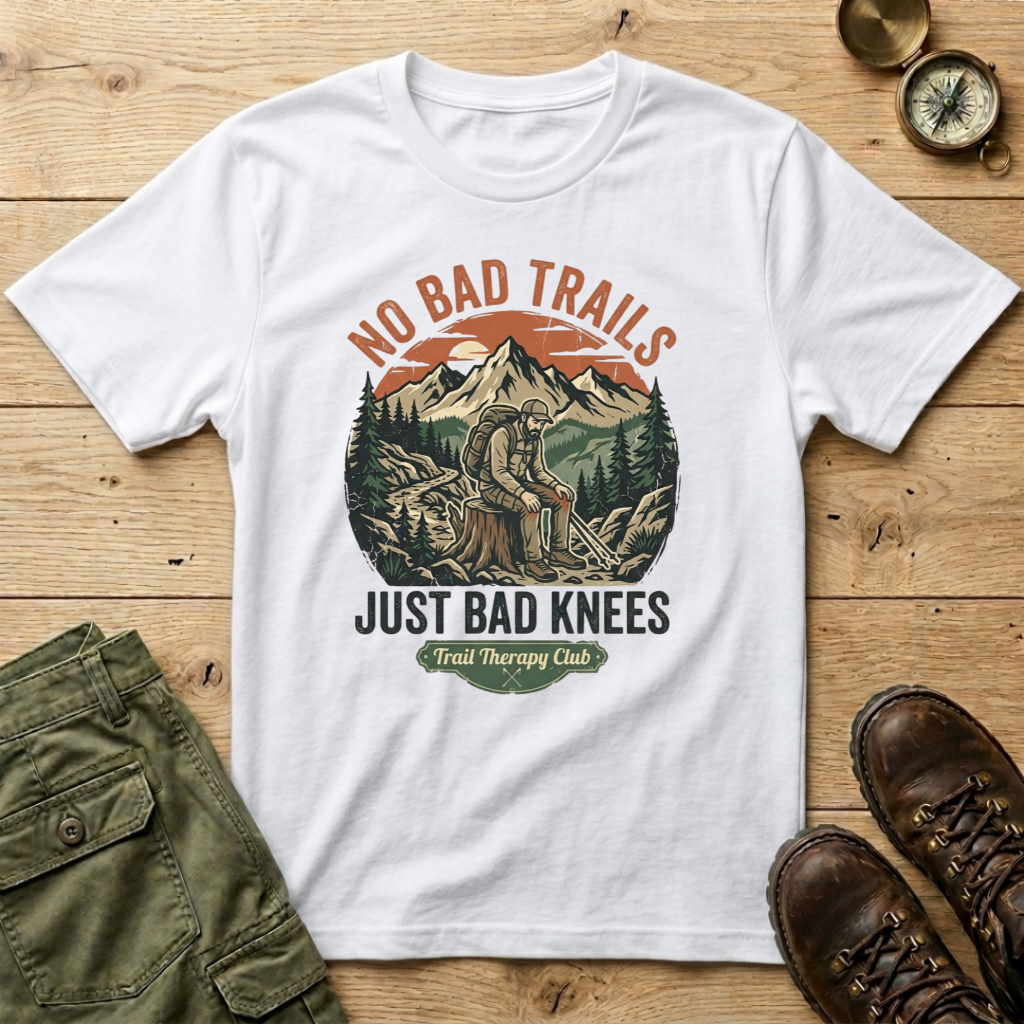 No Bad Trails Just Bad Knees T-Shirt