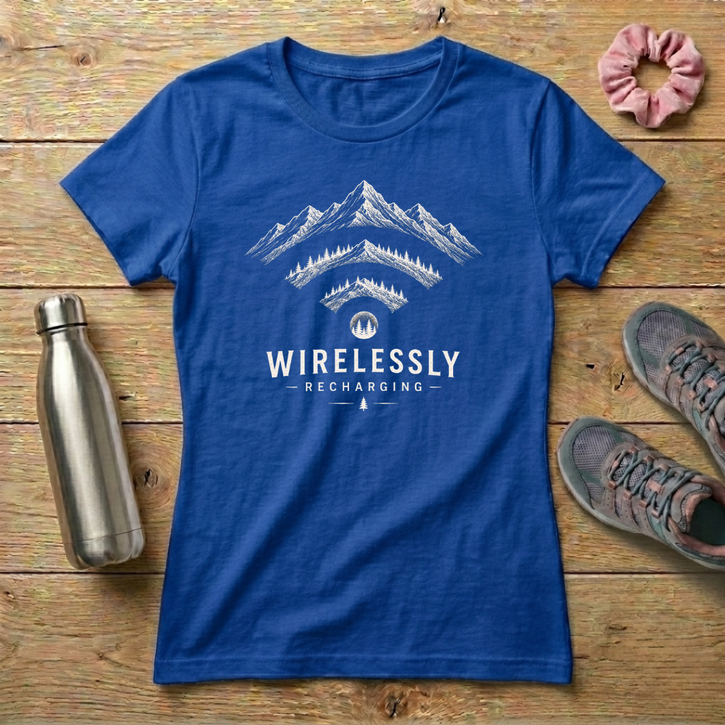 Wirelessly Recharging Women's T-shirt