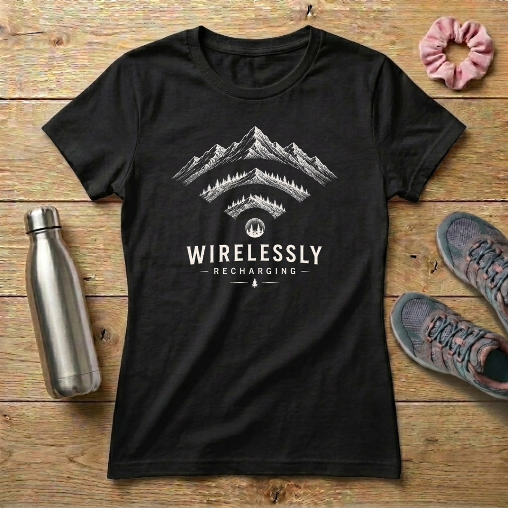 Wirelessly Recharging Women's T-shirt
