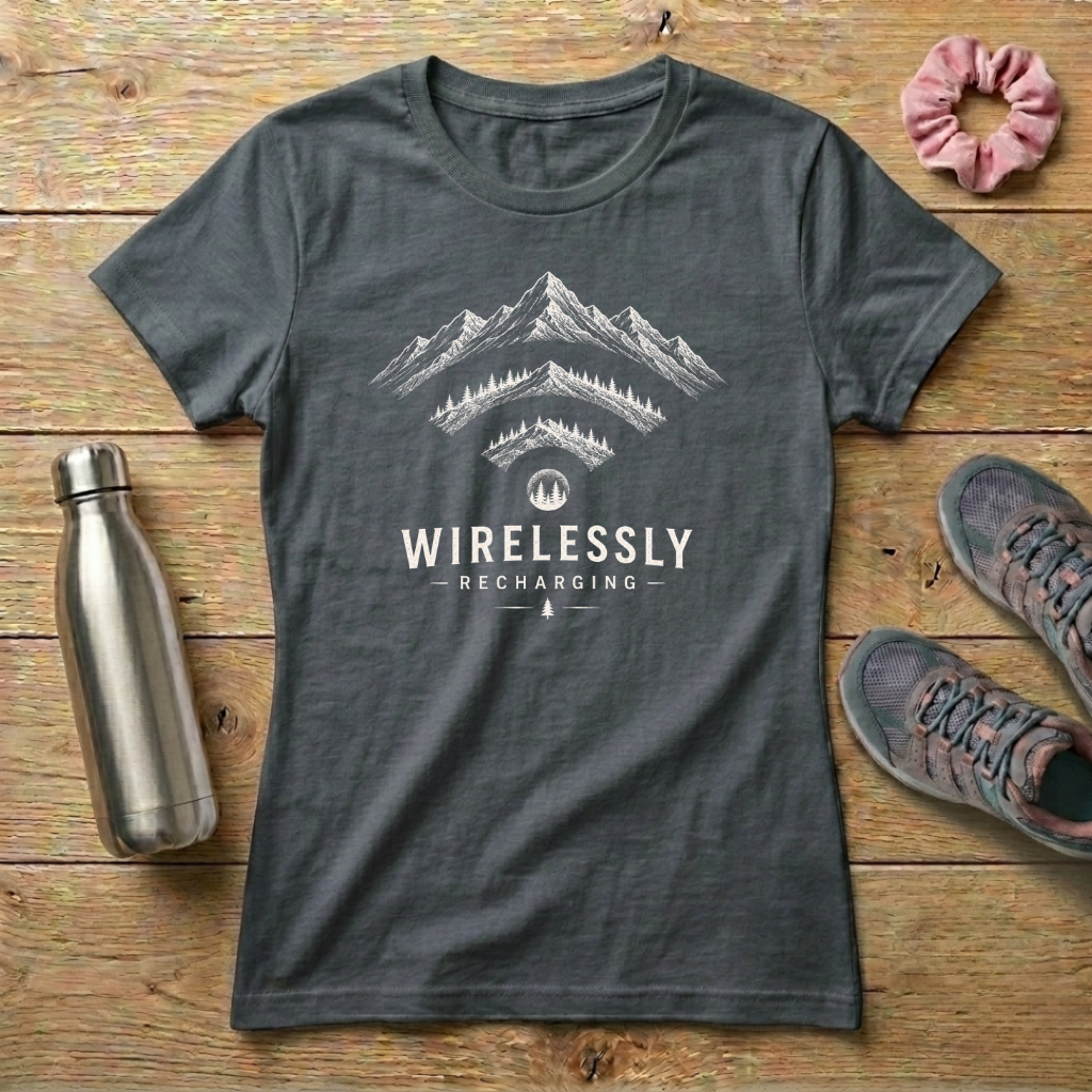 Wirelessly Recharging Women's T-shirt