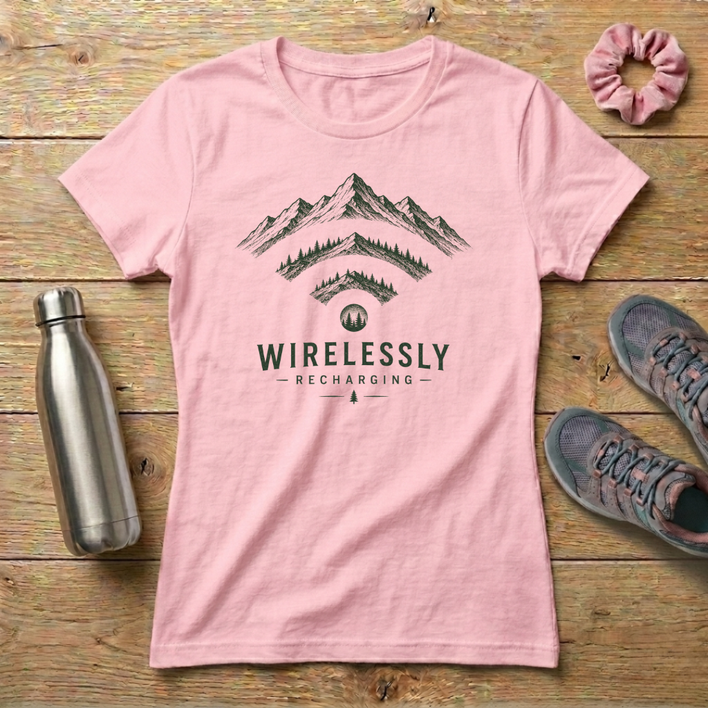 Wirelessly Recharging Women's T-shirt