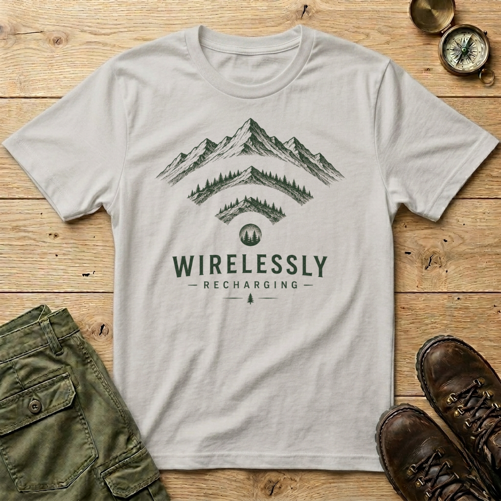 Wirelessly Recharging T-Shirt