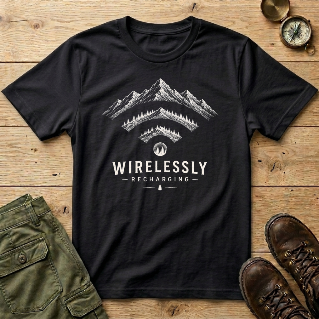 Wirelessly Recharging T-Shirt