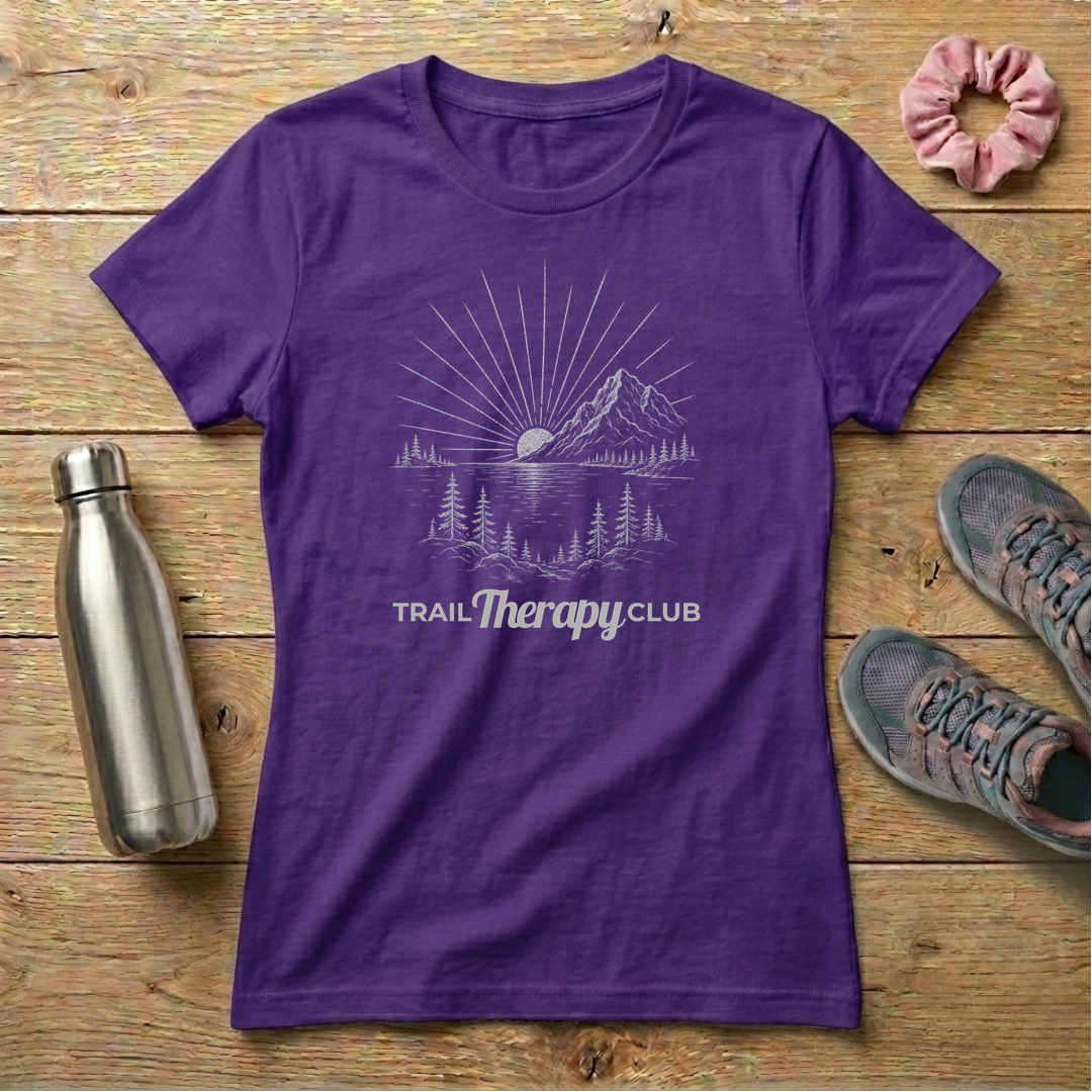 Trail Therapy Club Lake & Sun Women's T-shirt