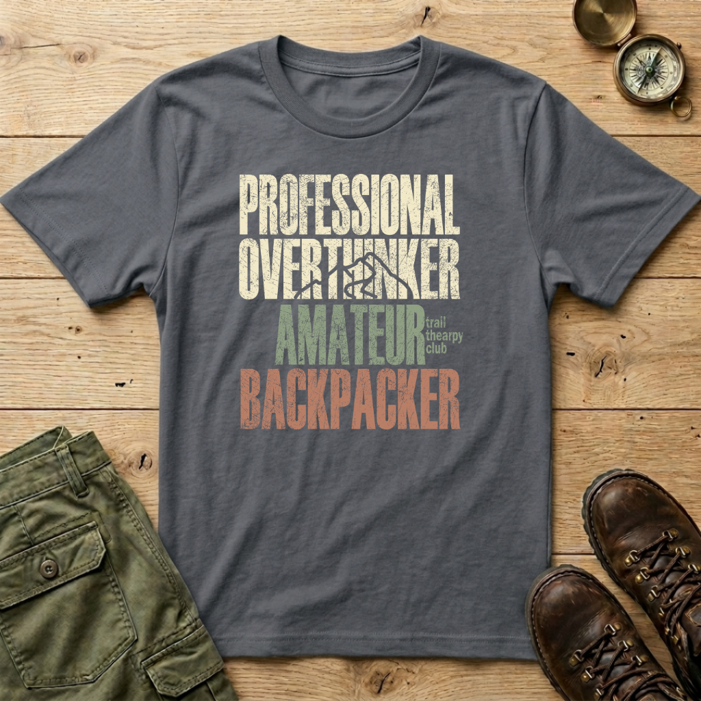 Professional Overthinker Amateur Backpacker T-Shirt