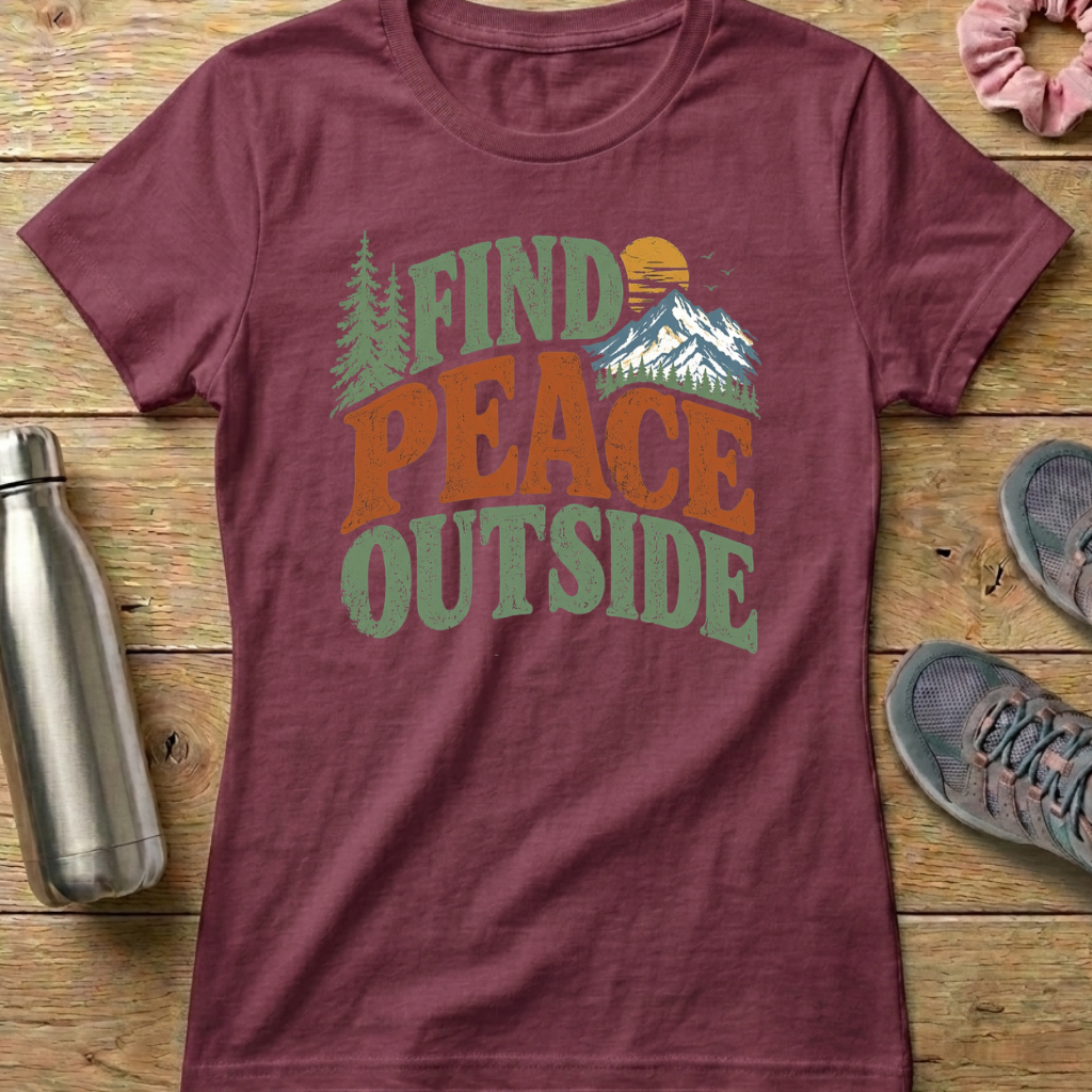 Find Peace Outside Women's T-shirt