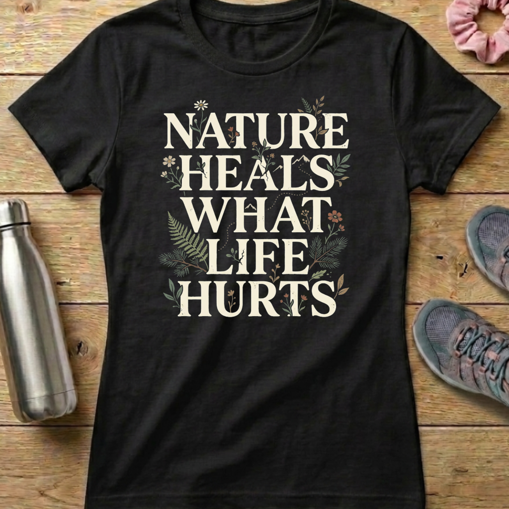 Nature Heals What Life Hurts Women's T-shirt