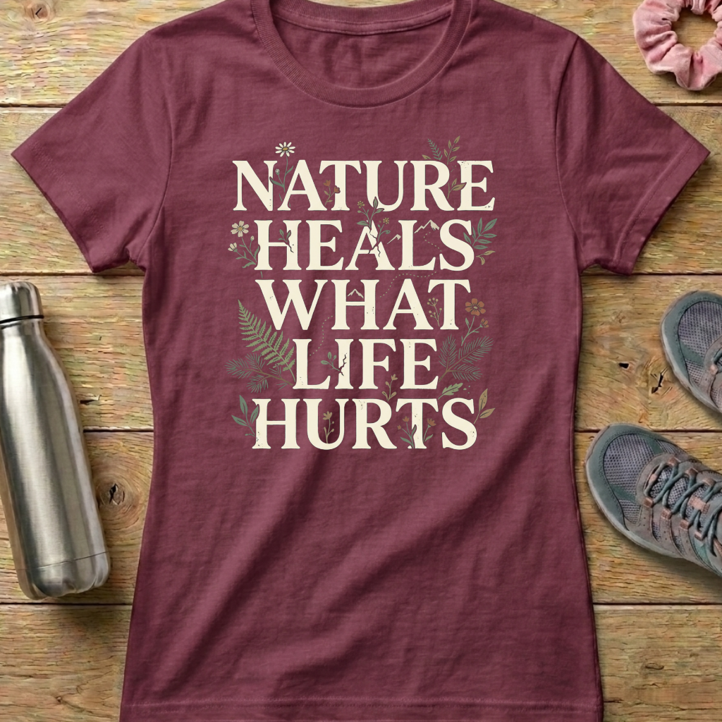 Nature Heals What Life Hurts Women's T-shirt