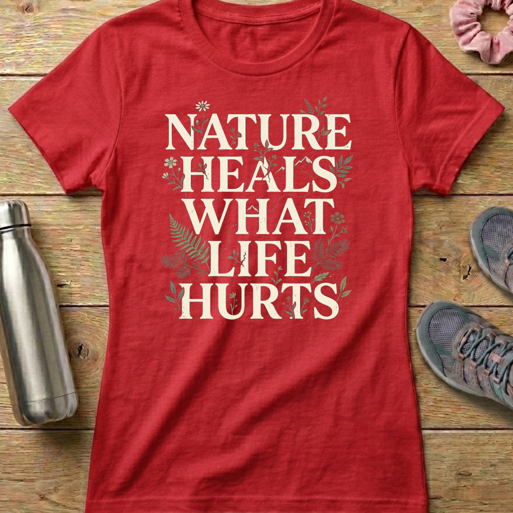 Nature Heals What Life Hurts Women's T-shirt