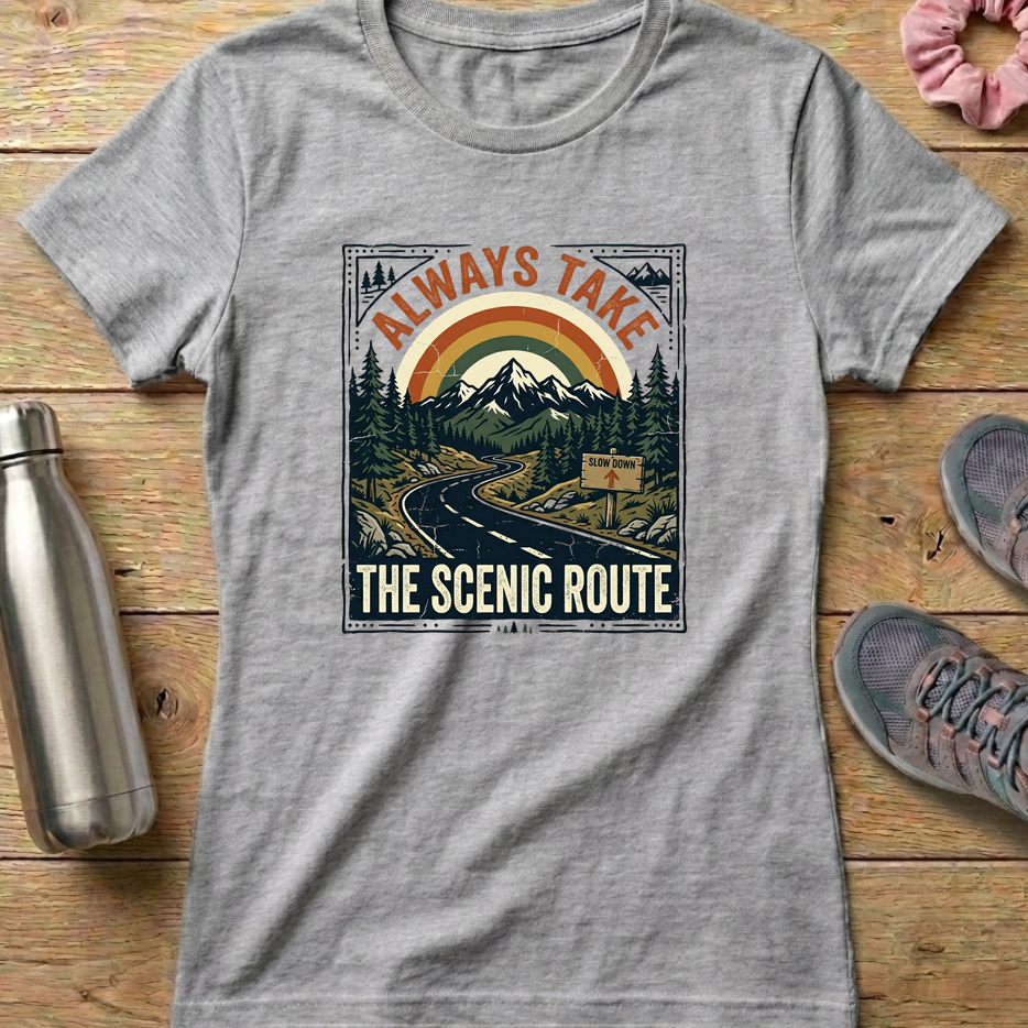 Always Take The Scenic Route Women's T-shirt