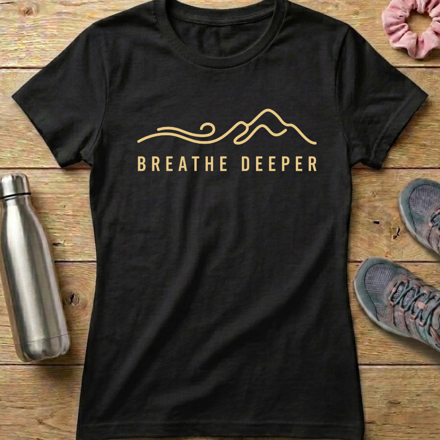 Breathe Deeper Women's T-shirt