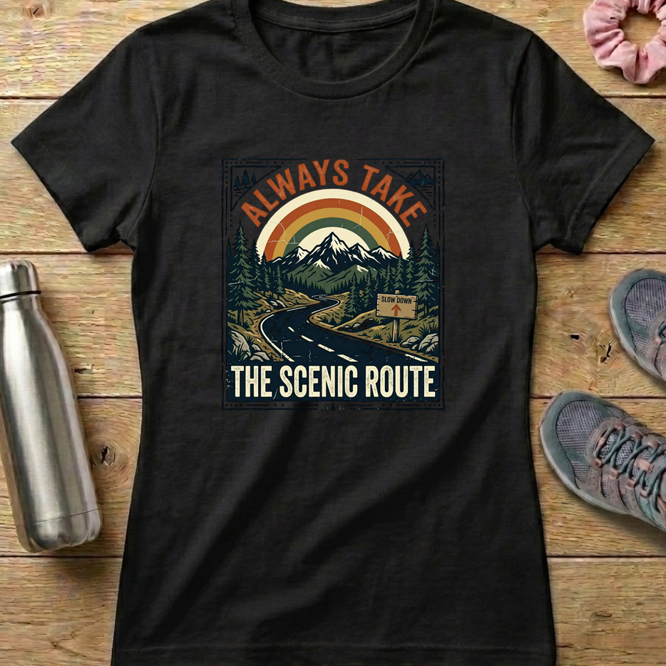 Always Take The Scenic Route Women's T-shirt