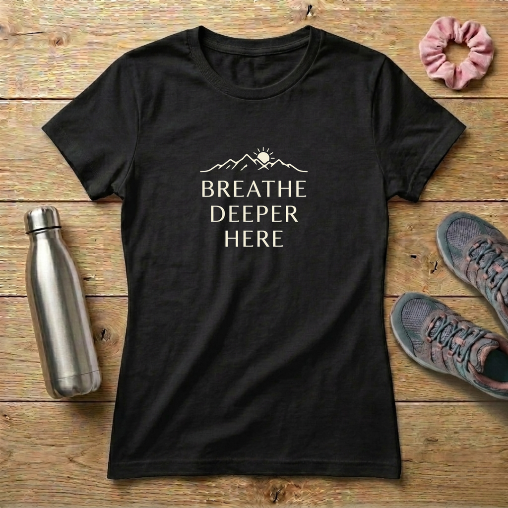 Breathe Deeper Here Women's Relaxed T-Shirt