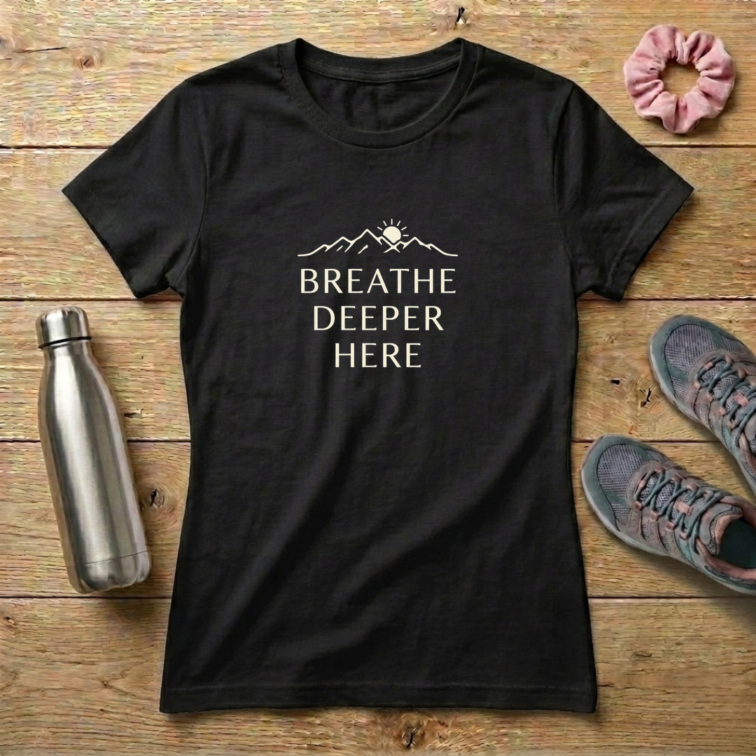 Breathe Deeper Here Women's Relaxed T-Shirt