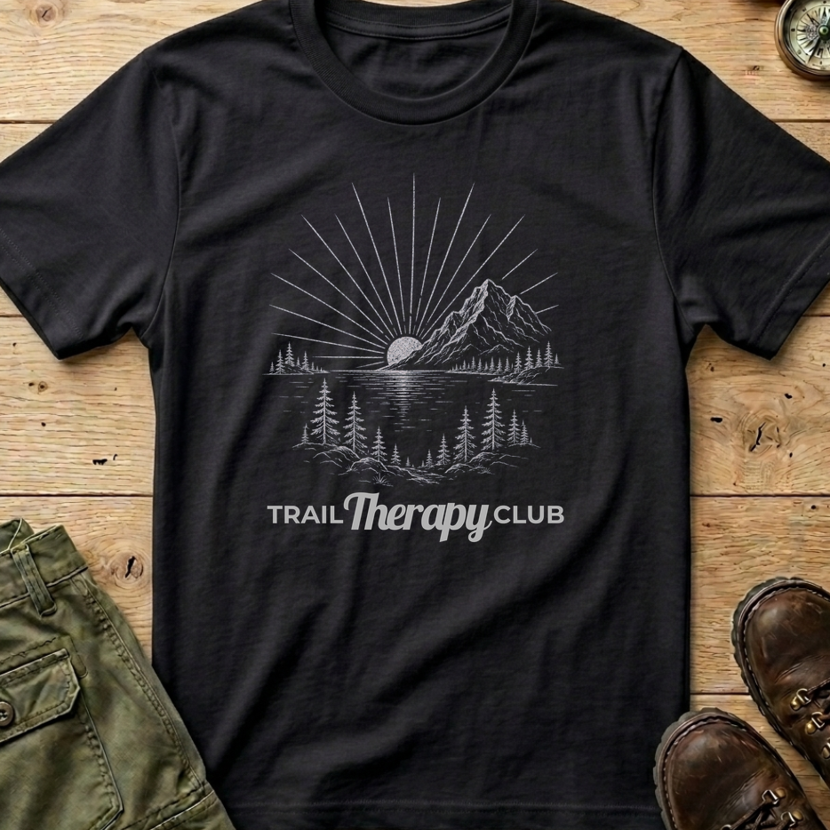 Trail Therapy Club Lake & Sun T-Shirt