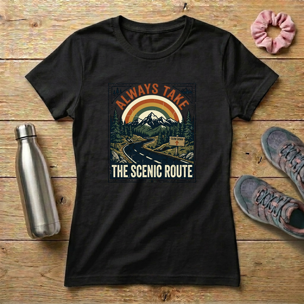 Always Take The Scenic Route Women's Relaxed T-Shirt