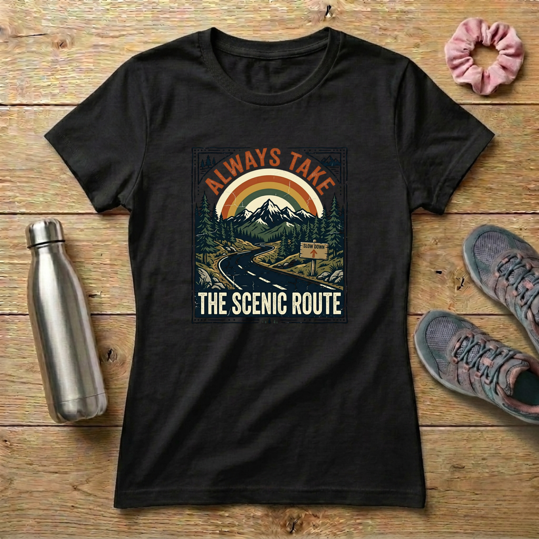 Always Take The Scenic Route Women's Relaxed T-Shirt